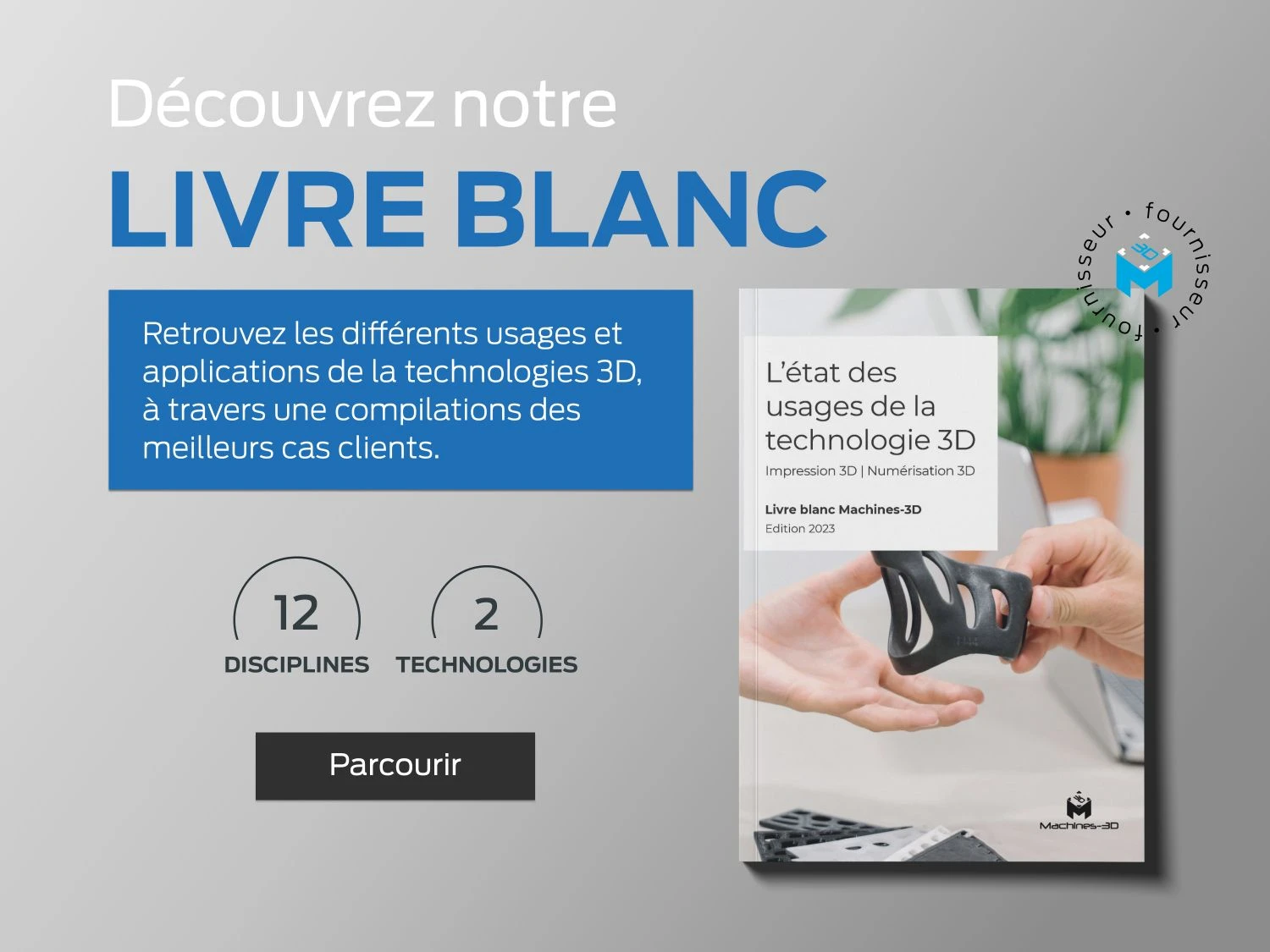 Machines-3D white paper editorial design and promotional artwork